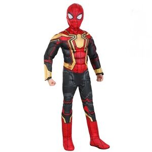 Heroic Red and Black Kids Costume